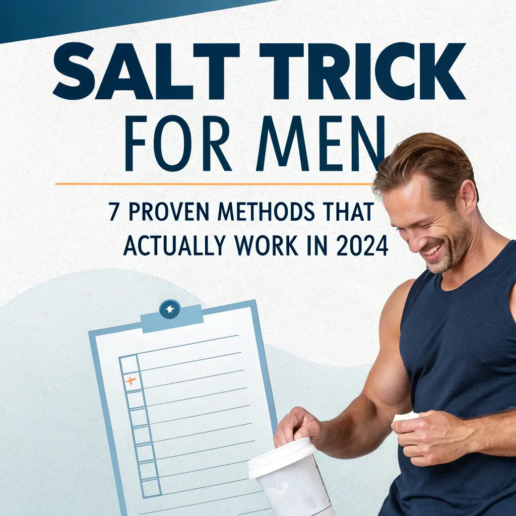 Salt Trick for Men: 7 Proven Methods That Actually Work in 2024