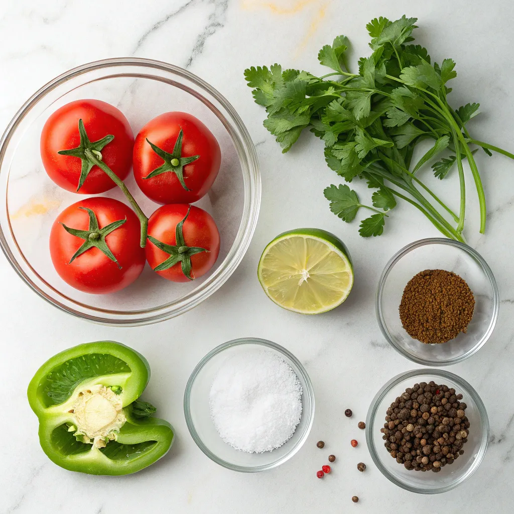 Essential Ingredients for Fresh Tomato Salsa Recipe