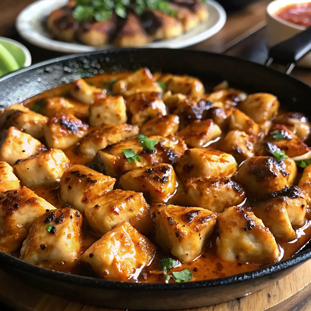 Finished Texas Roadhouse Butter Chicken Skillet recipe