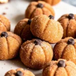 sugared almond flour pumpkin cookie dough bites