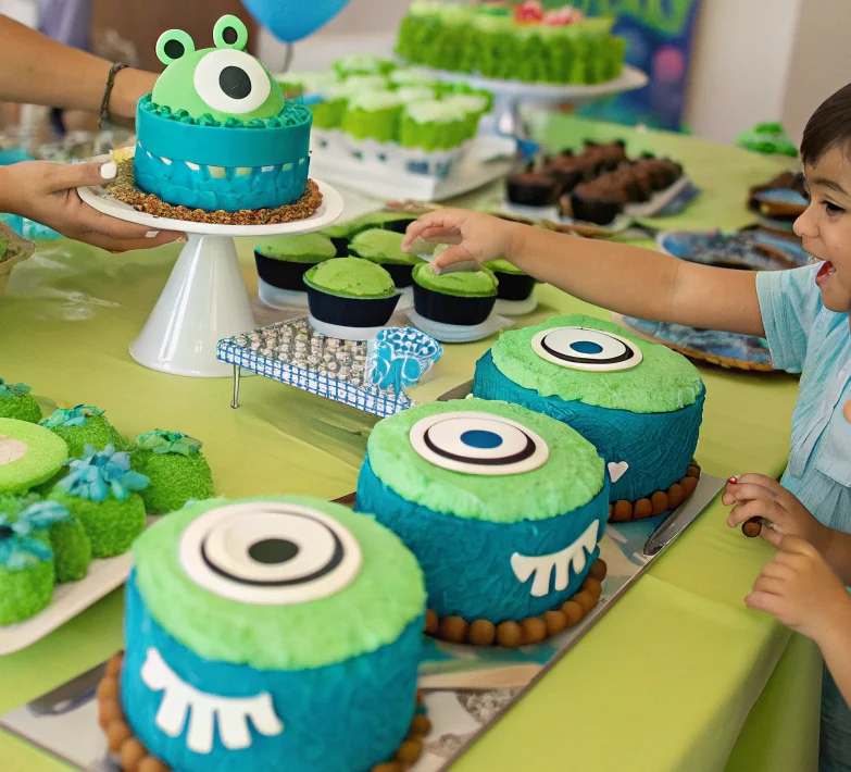 Mike Wazowski Chocolate Cakes Recipe