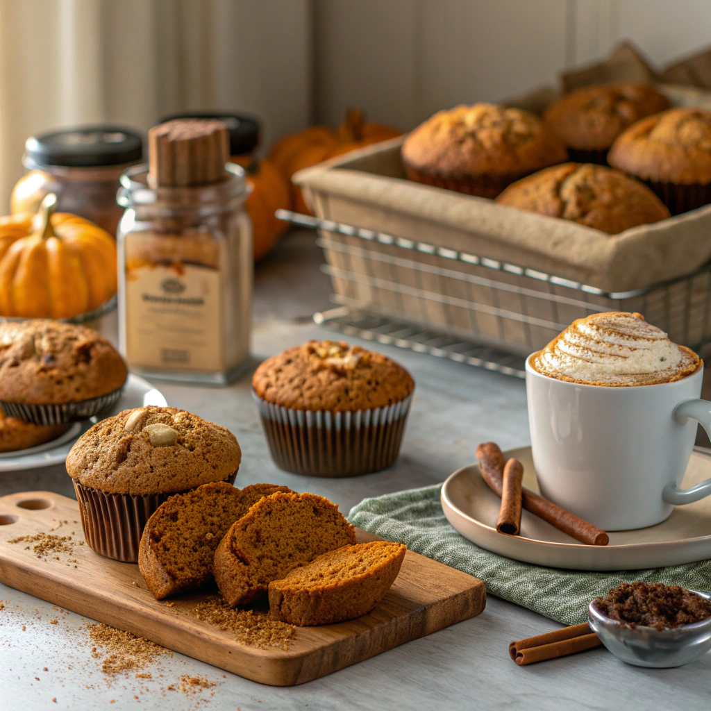 Baked goods made with homemade pumpkin pie spice recipe