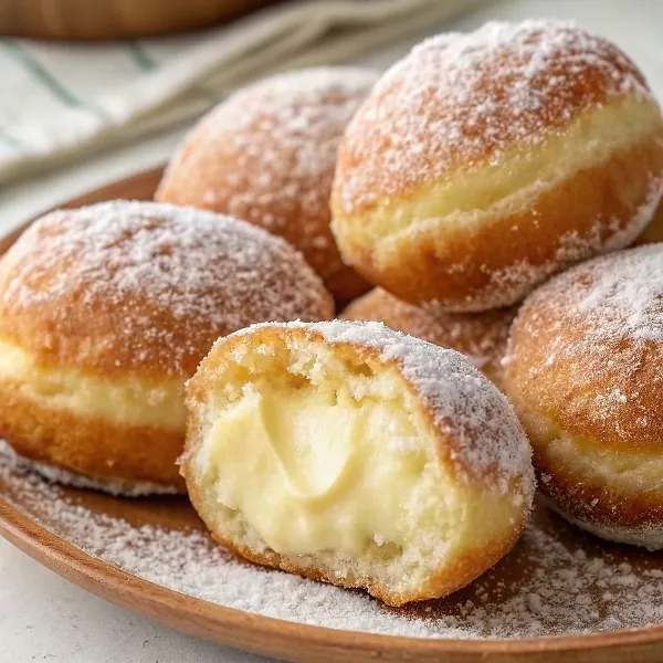 Naturally Leavened Bomboloni (Doughnuts)