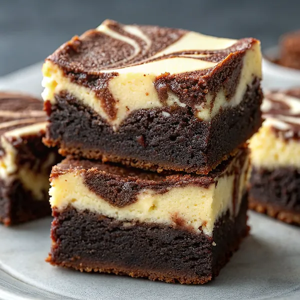 Cheesecake-Swirled Brownies
