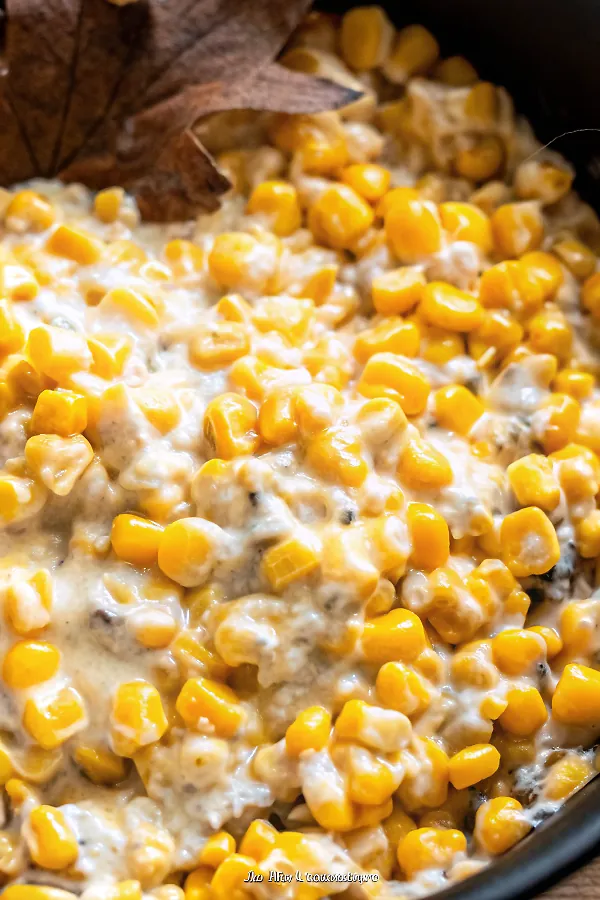 SLOW COOKER CREAMED CORN
