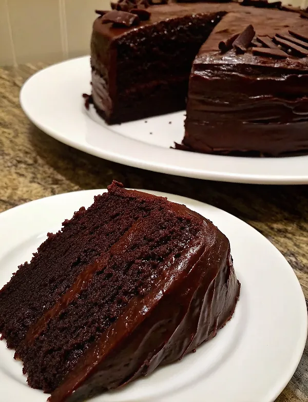 SIMPLE MOIST CHOCOLATE CAKE (NO BUTTER)