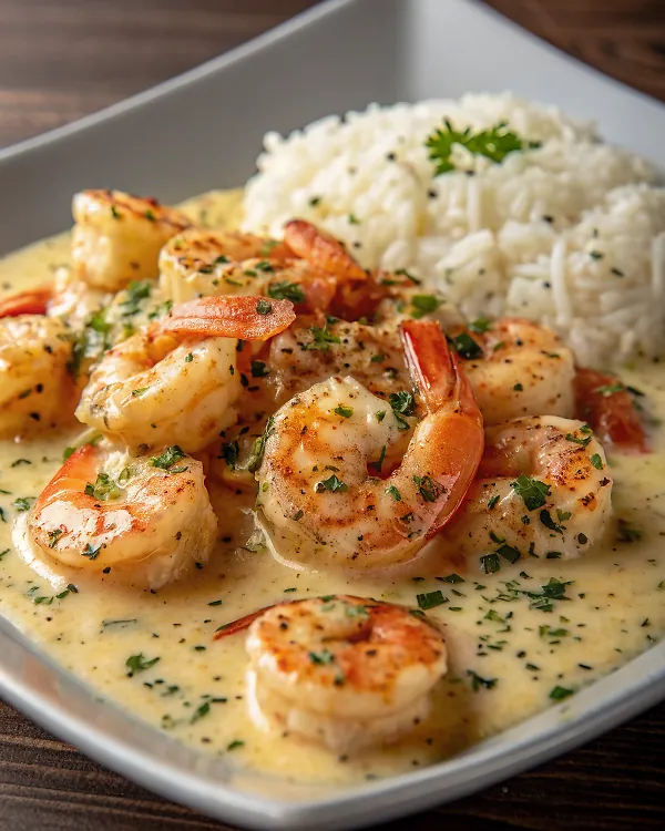 CREAMY GARLIC PRAWNS (SHRIMP)