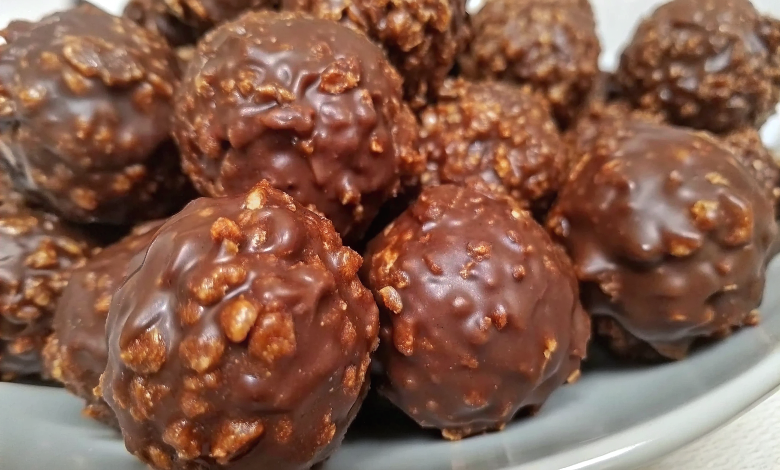 Chocolate Rice Krispie Balls