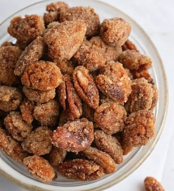 Cinnamon Sugared Pecans