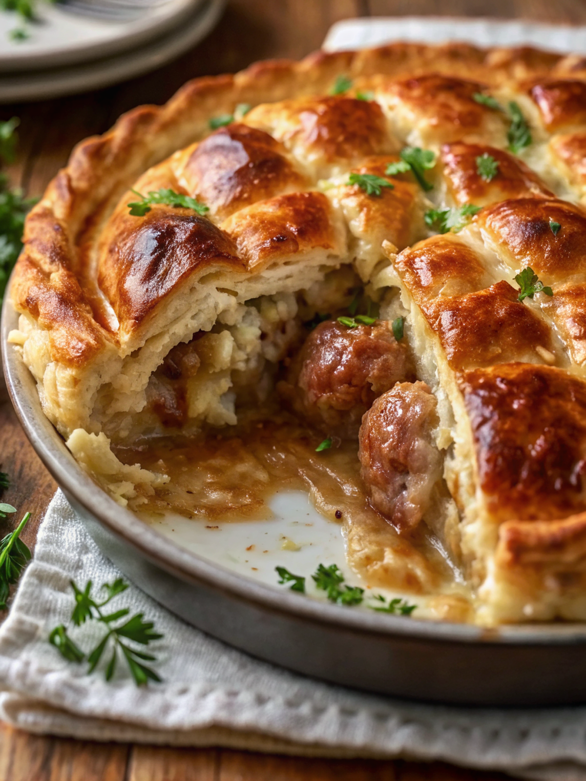 Hairy Bikers Cumberland Sausage Pie