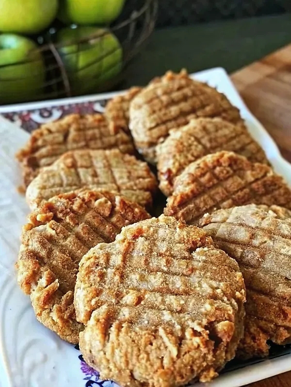 Cleanest, Easiest, Yummiest, Peanut Butter Cookies