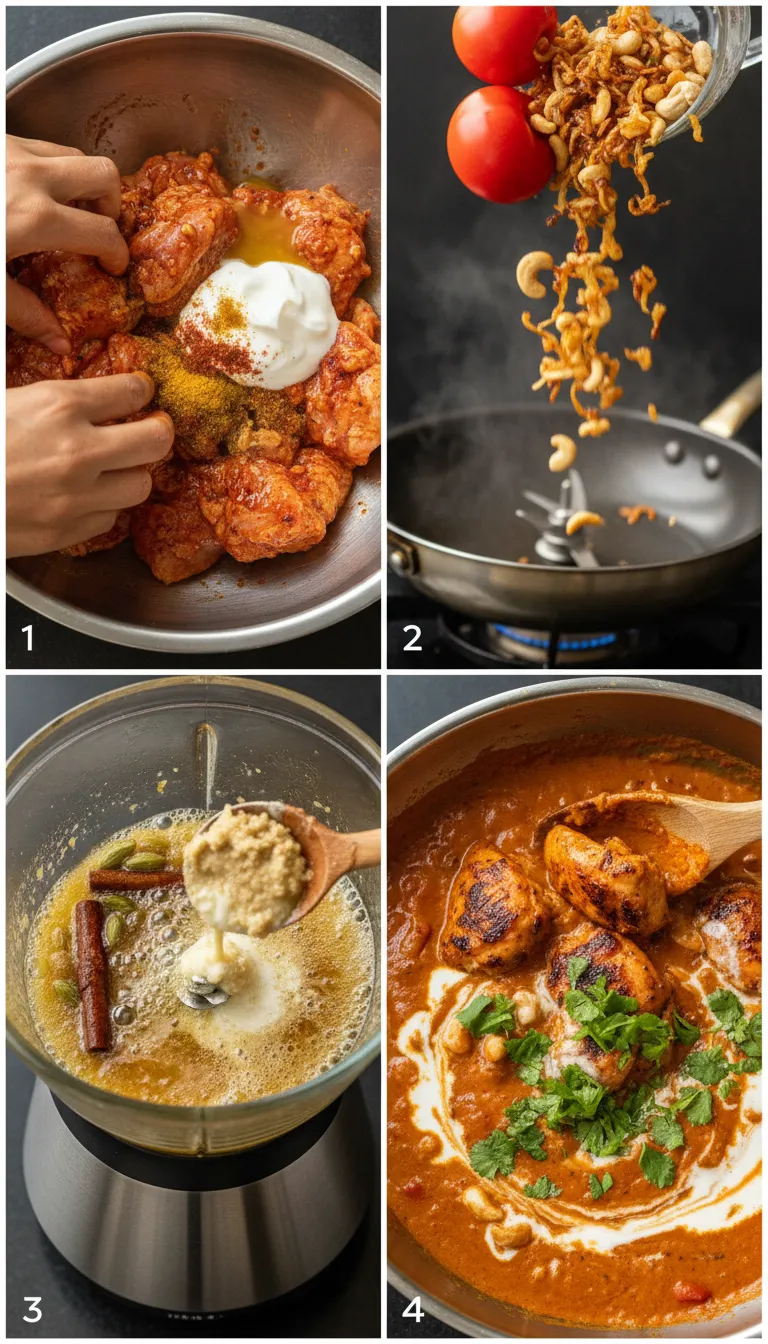 Butter Chicken Recipe (Indian Chicken Makhani) Step-by-Step