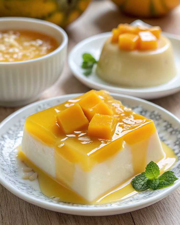 Chinese Mango Pudding