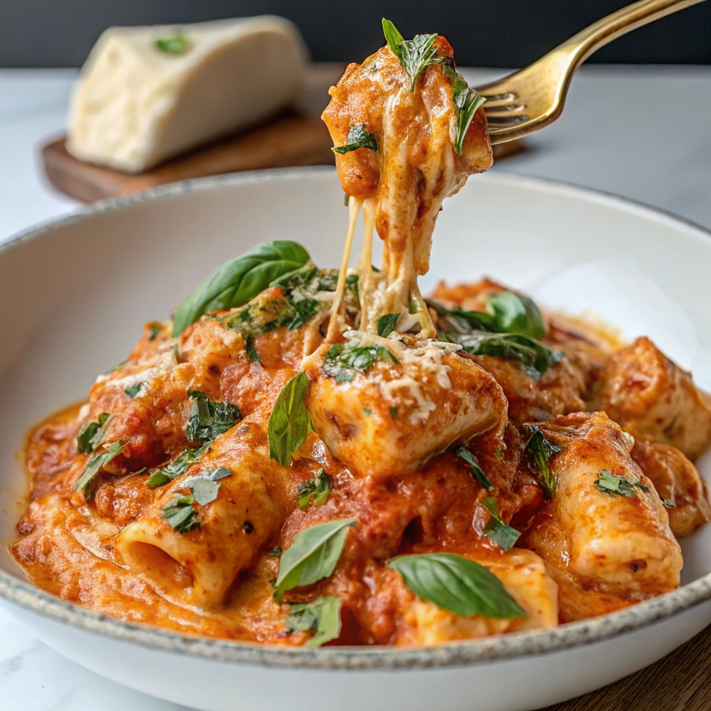 Creamy Tomato Garlic Pasta