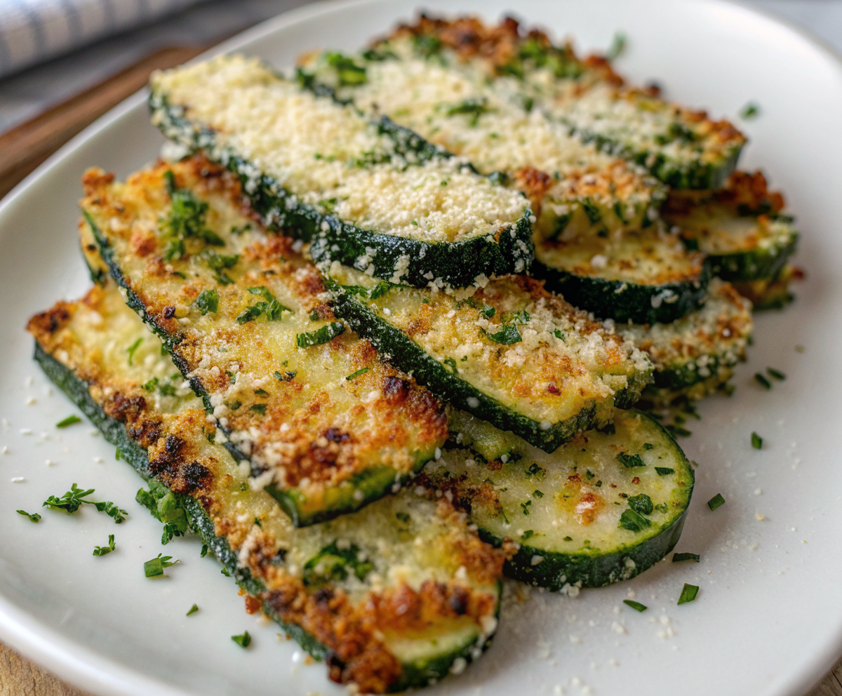 Crispy Baked Parmesan Zucchini