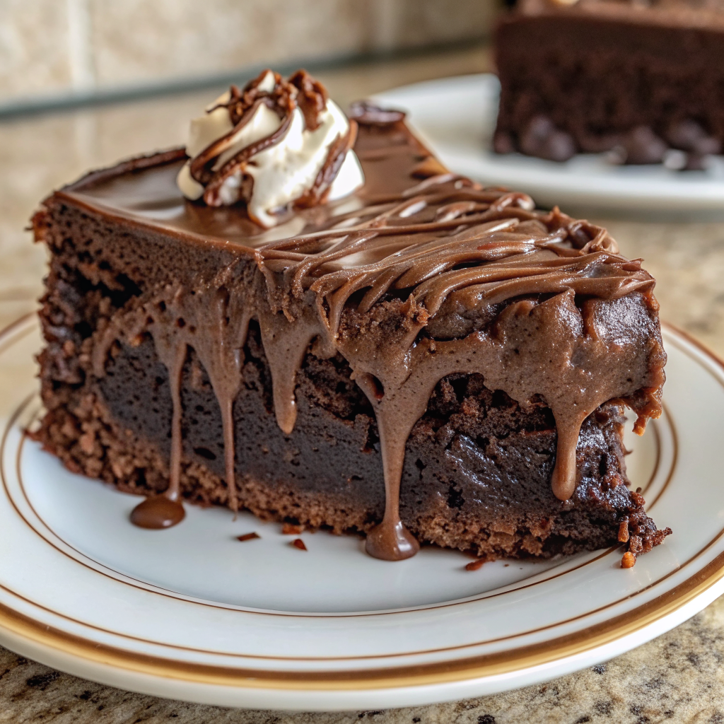 Death By Chocolate Poke Cake