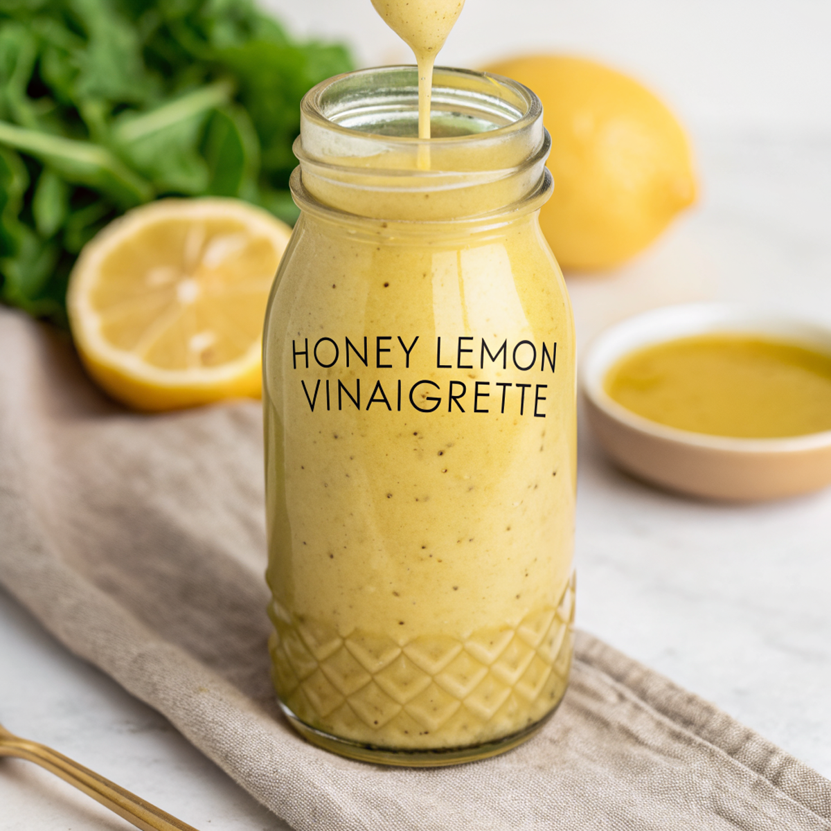 Honey Lemon Vinaigrette Salad Dressing