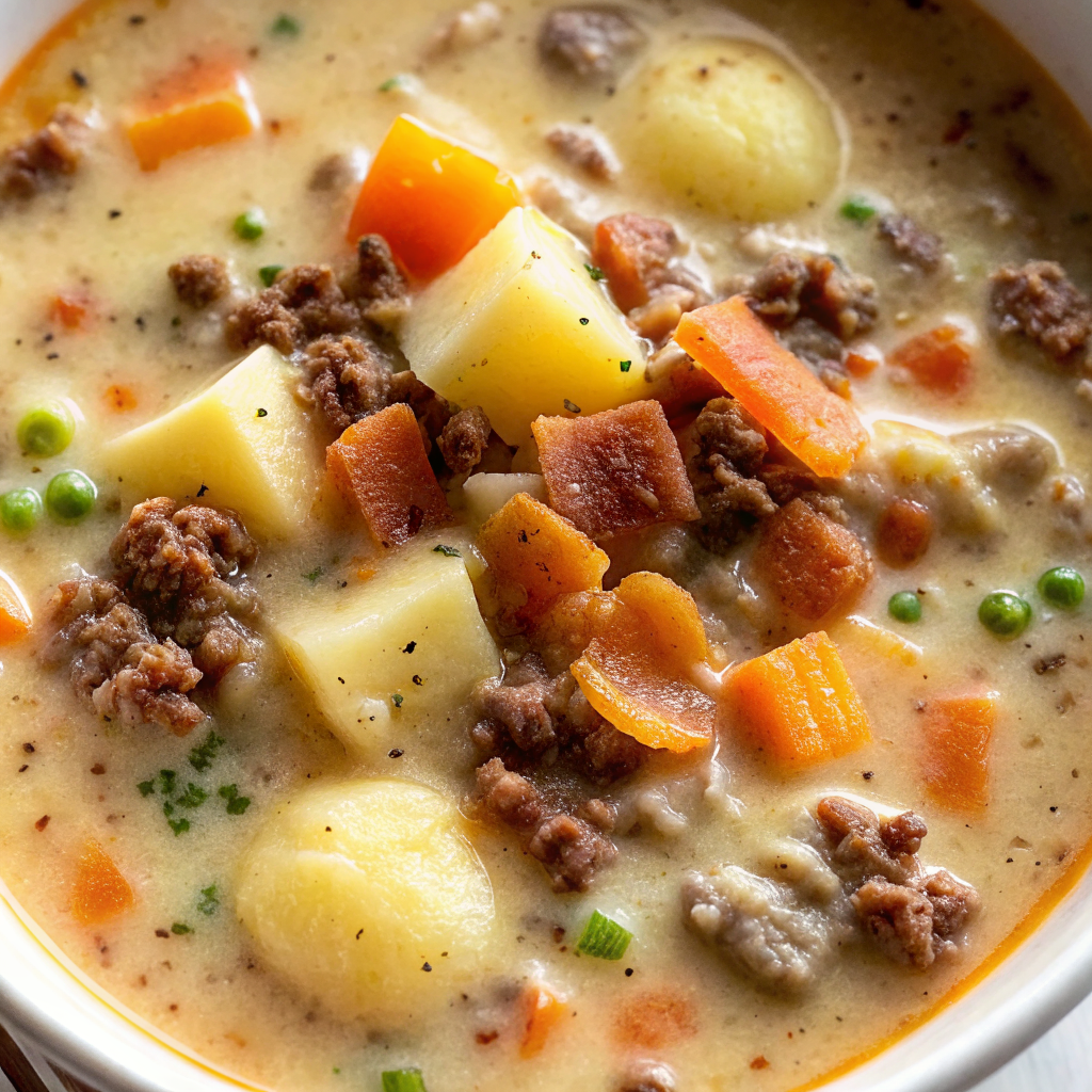 Cheeseburger Soup
