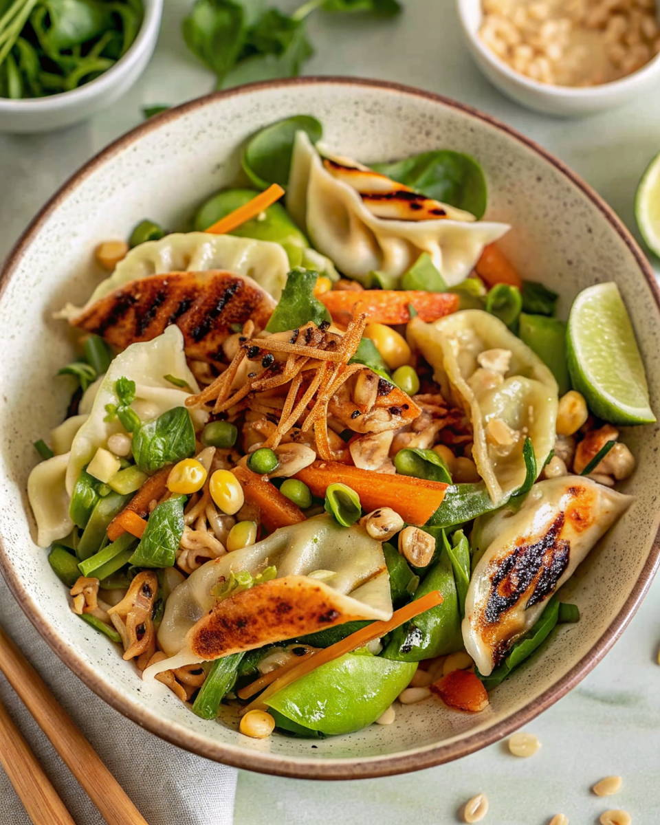 Dumpling Salad