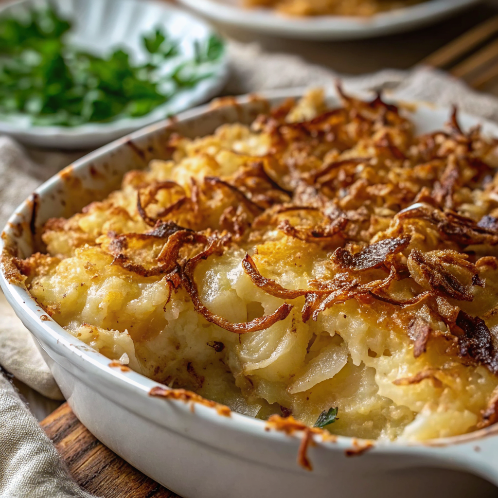French Onion Funeral Potatoes
