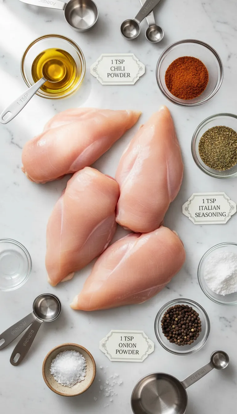 Air Fryer Chicken Breasts Ingredients