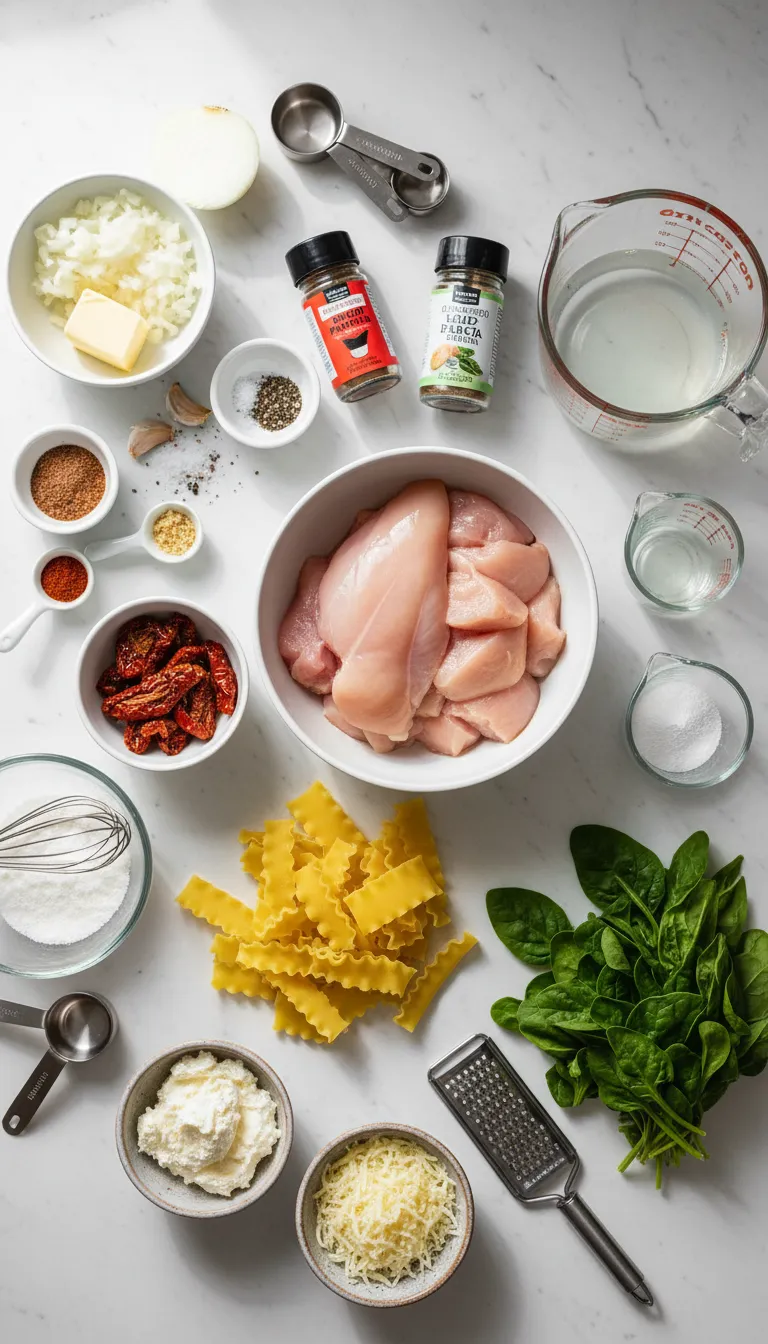 Best Chicken Lasagna Soup Ingredients
