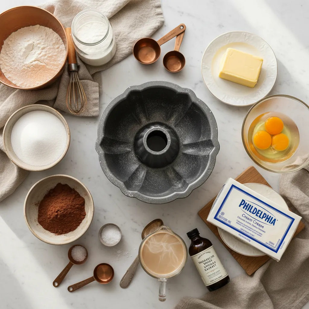 Best Chocolate Cream Cheese Pound Cake Ingredients