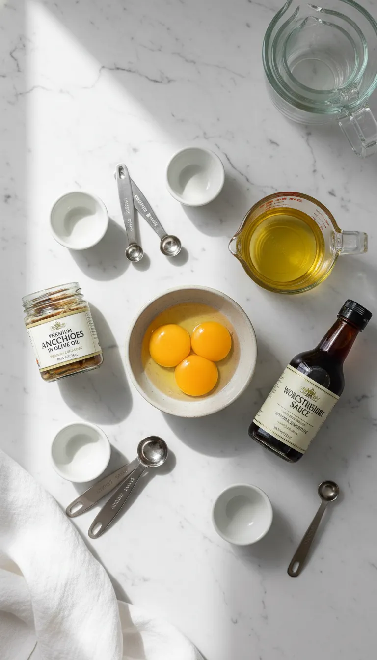 Homemade Caesar Dressing Ingredients