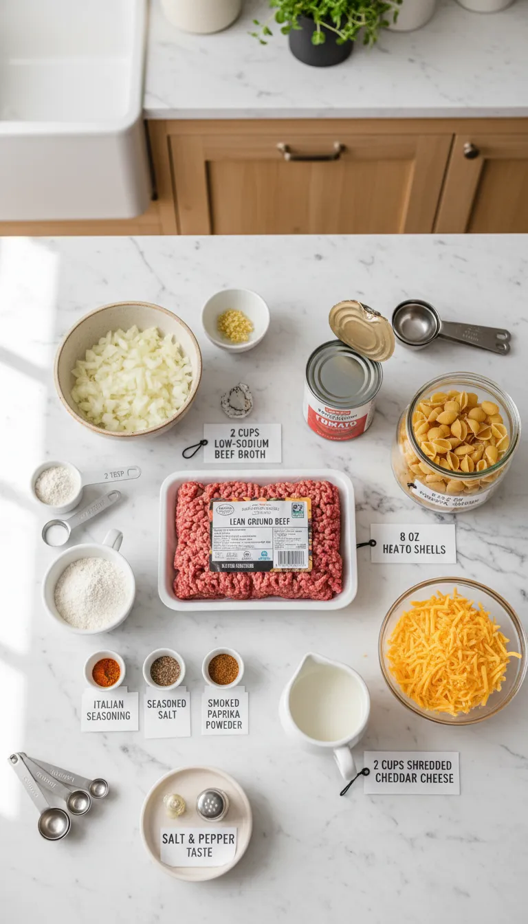 Homemade Hamburger Helper Ingredients