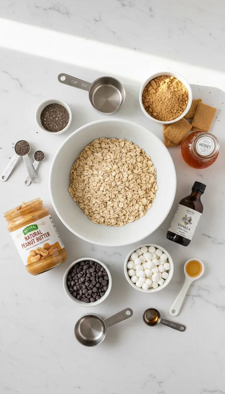 S'mores Energy Bites Ingredients