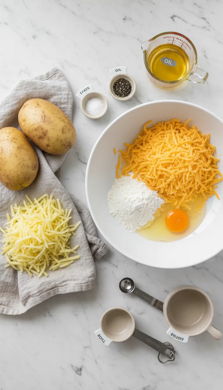 Potato Cheese Sticks Ingredients