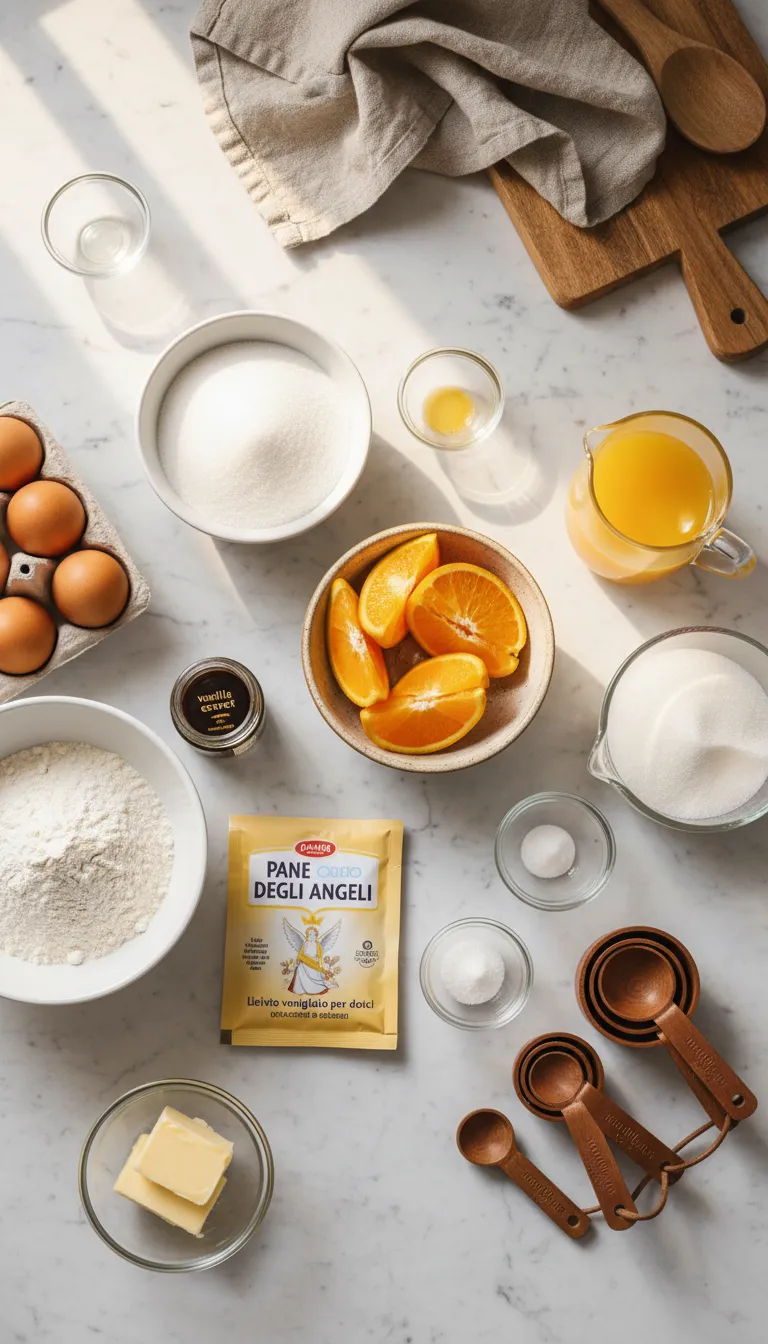 Sicilian Whole Orange Cake Ingredients