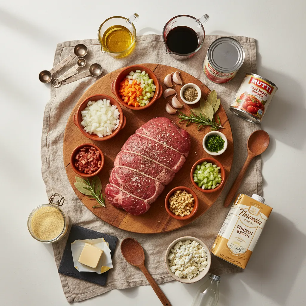 Stracotto Recipe (Italian Pot Roast) Ingredients