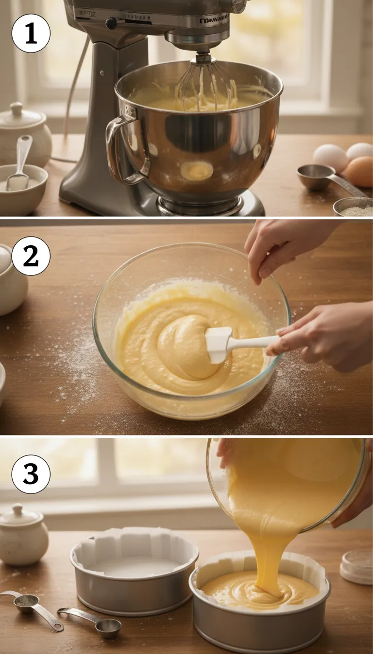 My very best Vanilla Cake - stays moist 4 days! Step-by-Step