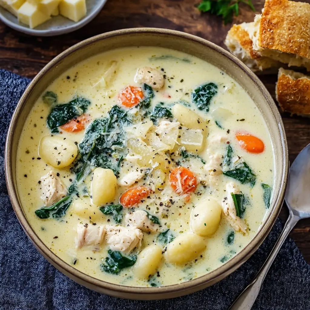 Olive Garden Chicken Gnocchi Soup