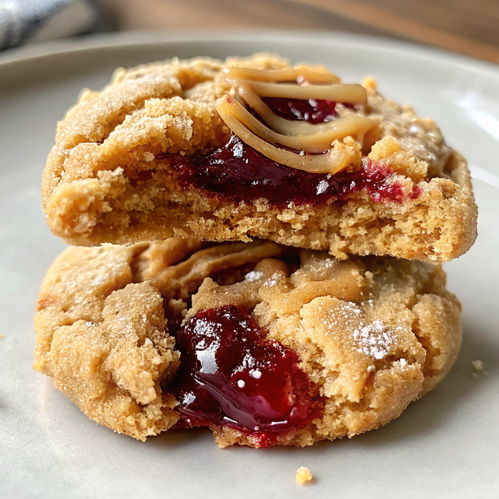 Peanut Butter and Jelly Cookies