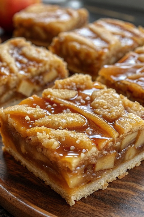 Salted Caramel Apple Pie Bars