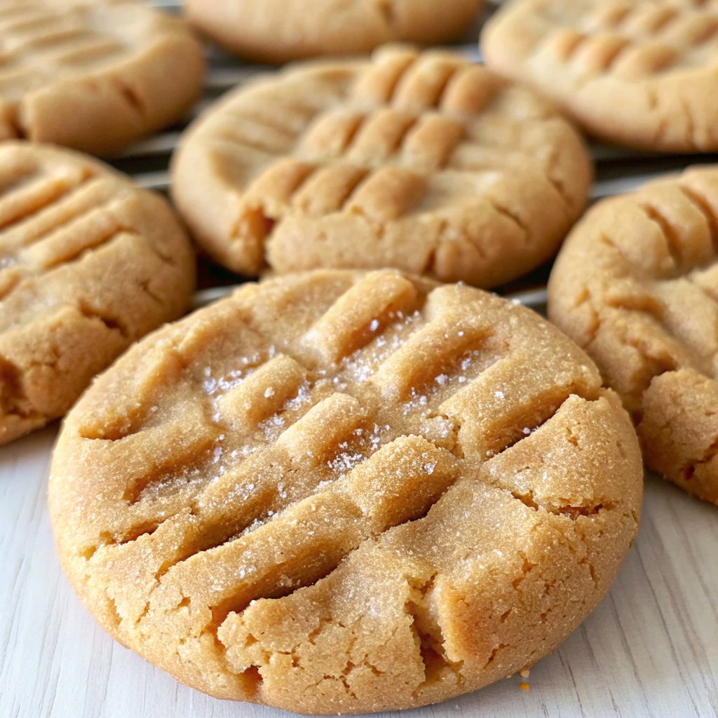 Soft Chewy Peanut Butter Cookies