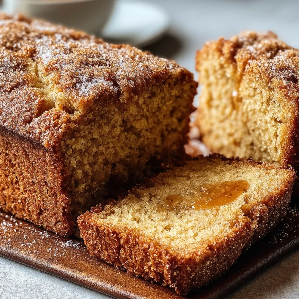 Sourdough Apple Cider Donut Quick Bread Recipe