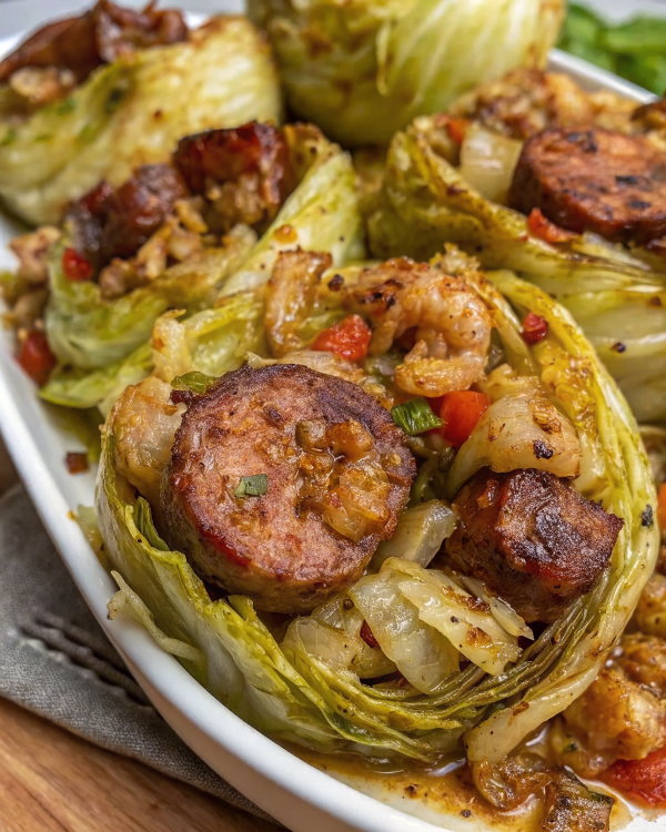Southern Fried Cabbage and Sausage
