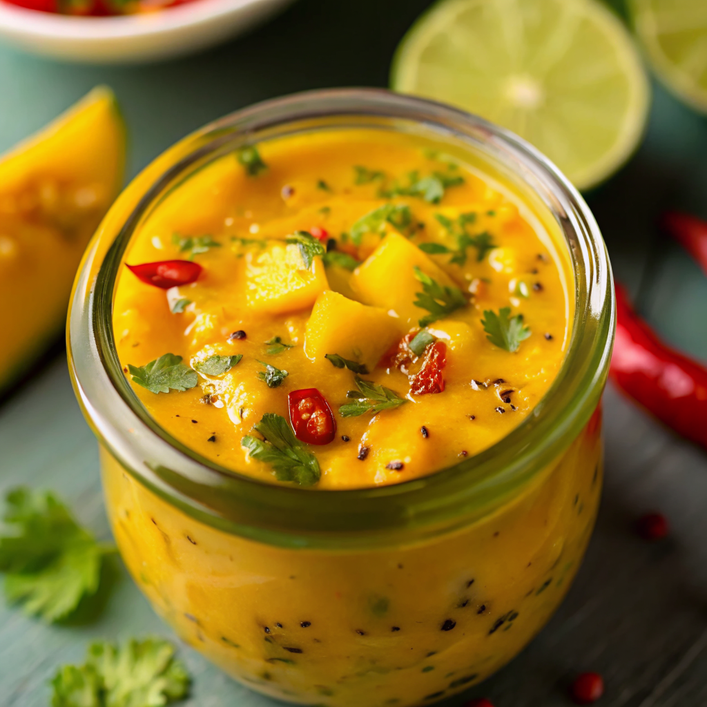 Sweet and Spicy Mango Salad Dressing
