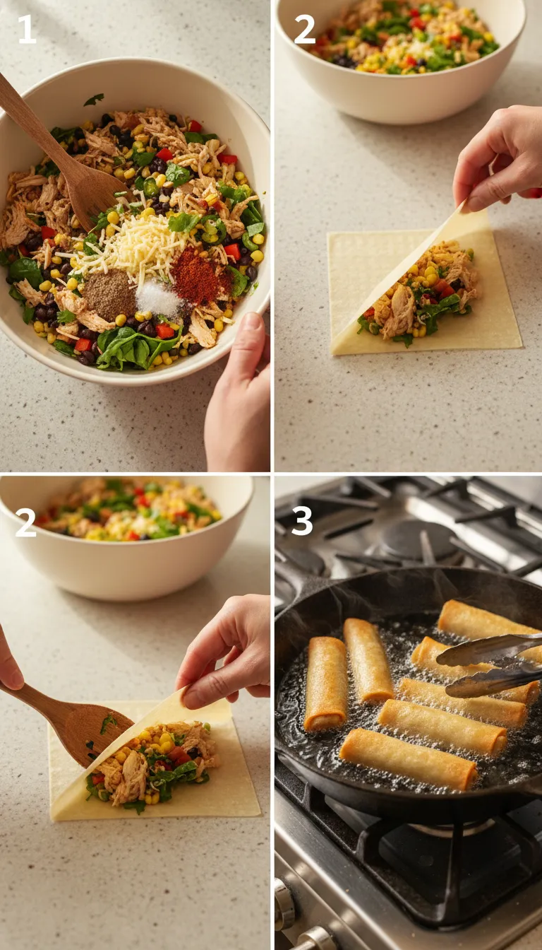Chilis Southwest Eggrolls Recipe Step-by-Step
