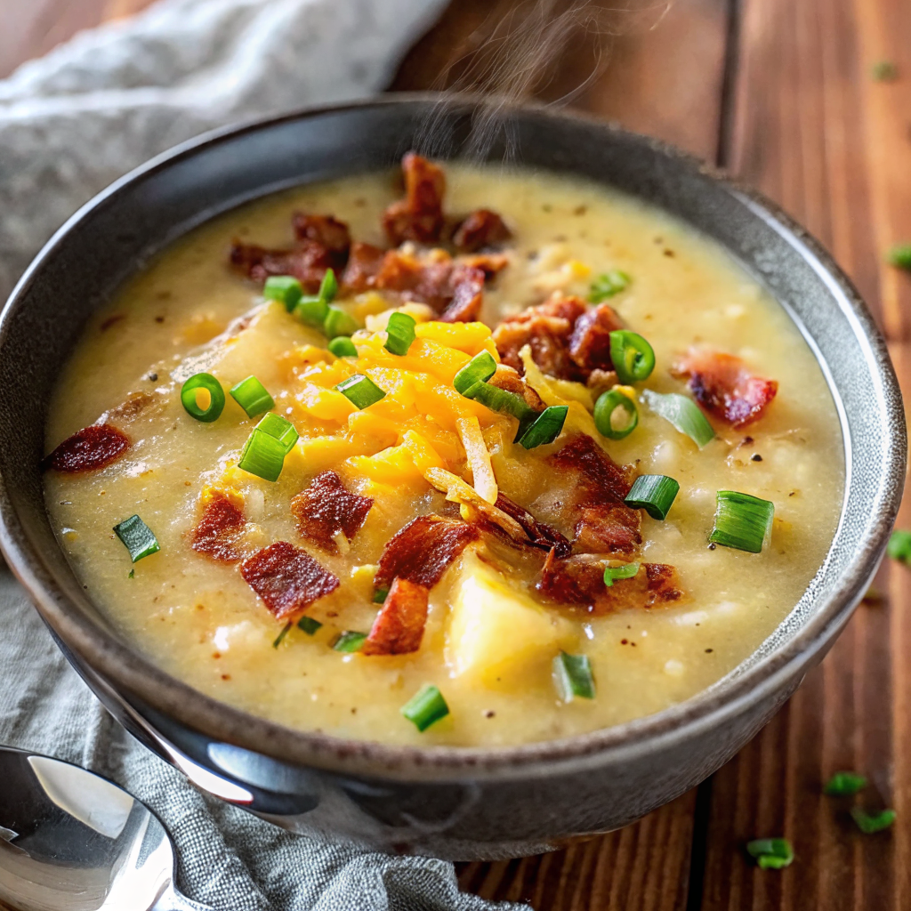 Comforting Loaded Baked Potato Soup