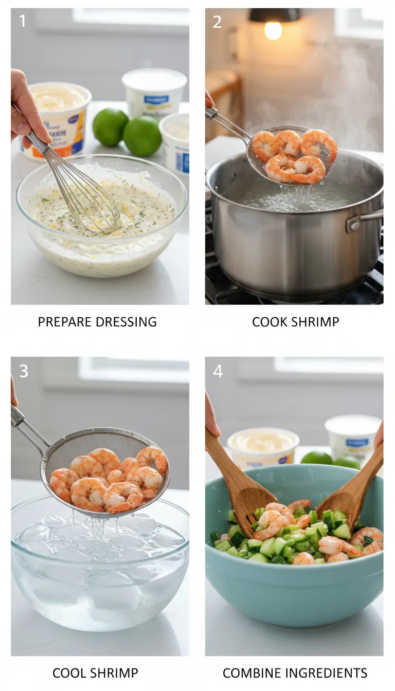 Cucumber Shrimp Salad Step-by-Step