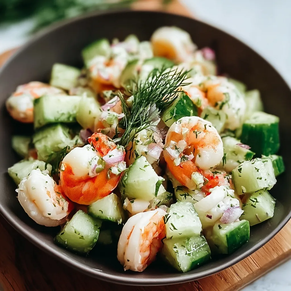 Cucumber Shrimp Salad