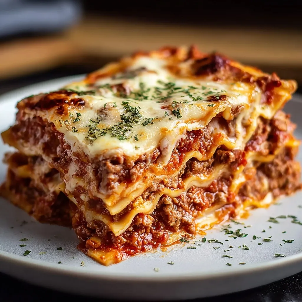 Easy Meat Lasagna Recipe