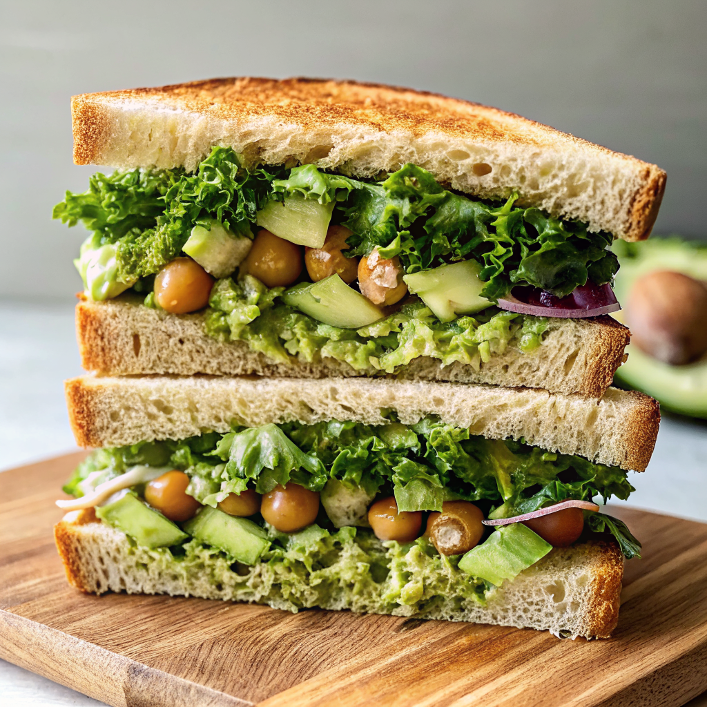 Green Goddess Salad Sandwich