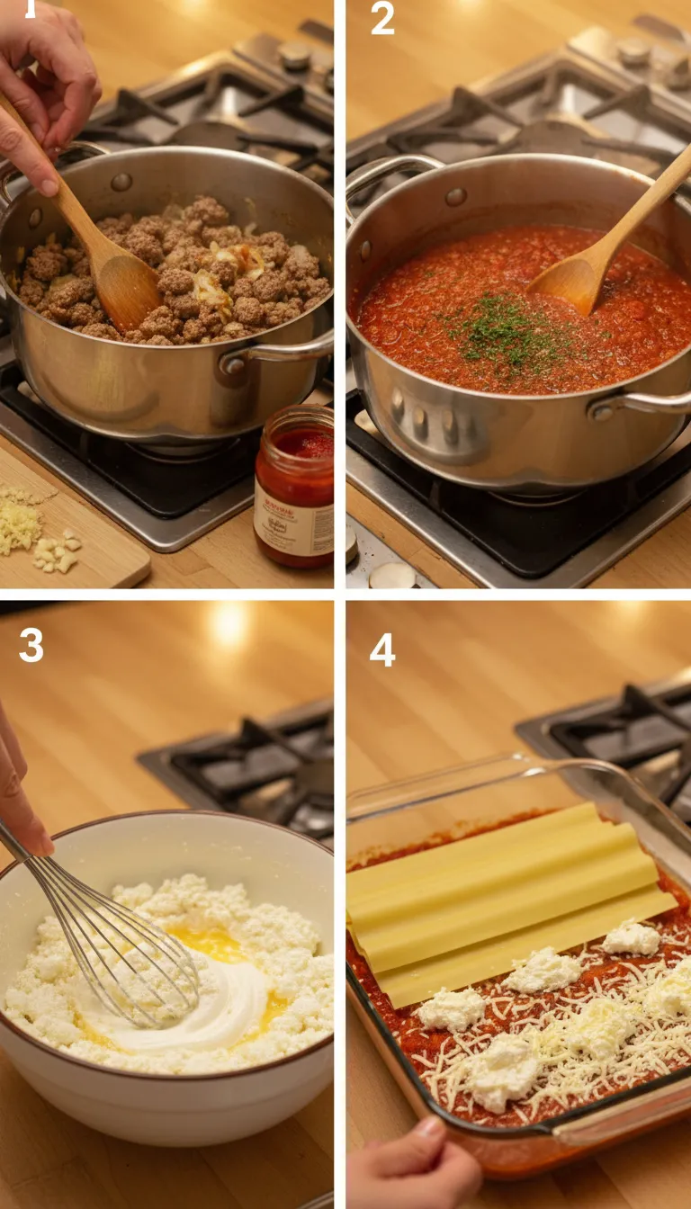 Homemade Lasagna Step-by-Step