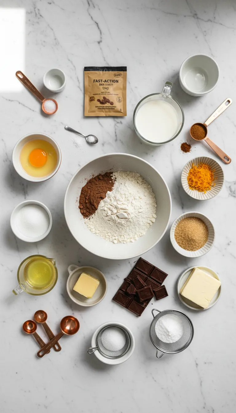 Chocolate Orange Cinnamon Rolls Ingredients