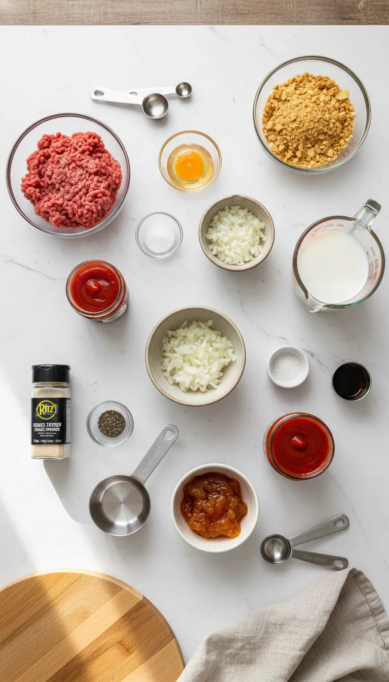 Meatloaf Recipe With Crackers Ingredients